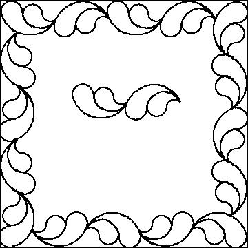 (image for) Two Feather Border-L01121